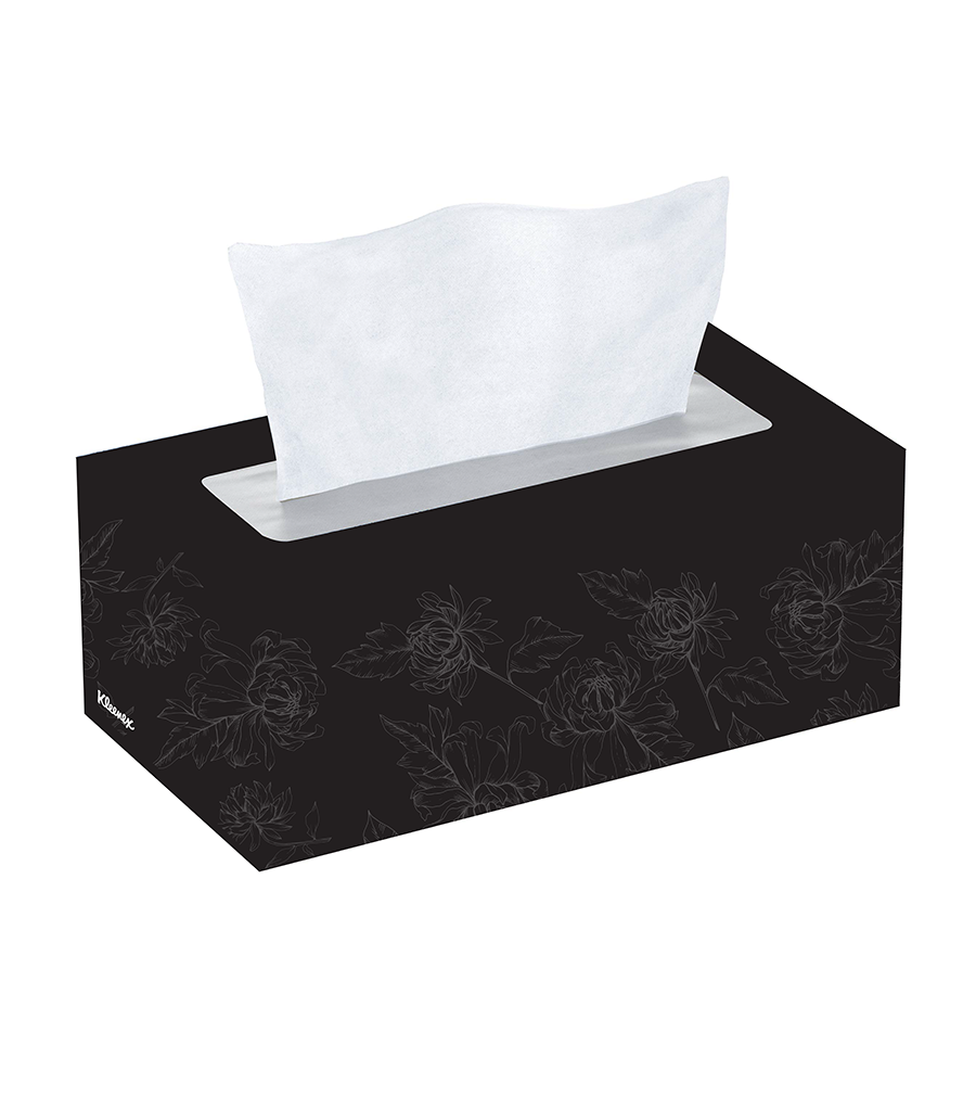 Classic and elegant makeover for a tissue box design.